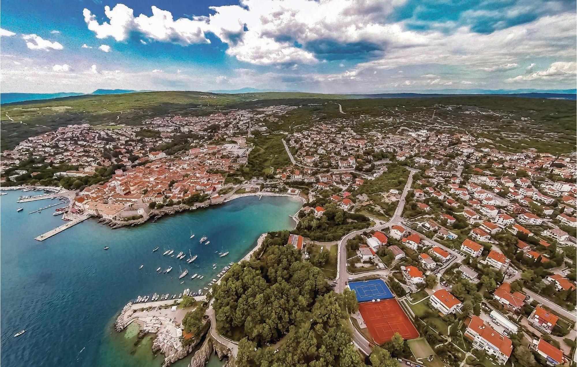 Nice Apartment In Krk With House Sea View Krk Town Bagian luar foto