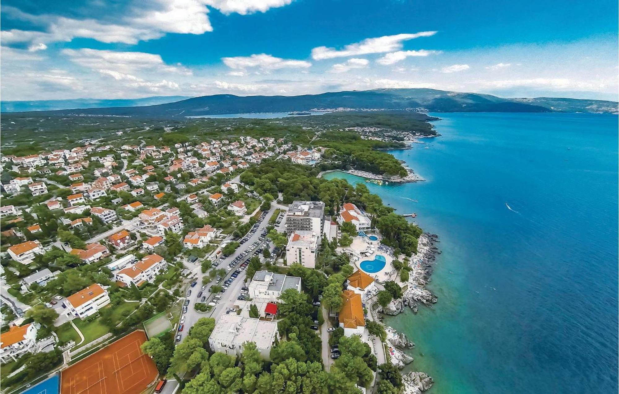 Nice Apartment In Krk With House Sea View Krk Town Bagian luar foto